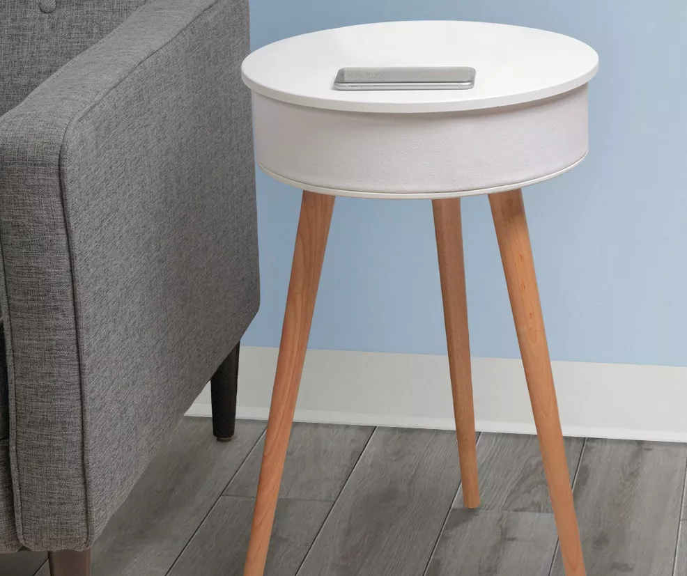 Real Living End Table With Bluetooth Speaker & USB Port 4 Real Living End Table With Bluetooth Speaker & USB Port - Image 2