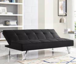 Corey Black Convertible Sofa -Living Room Furniture 810514243 2