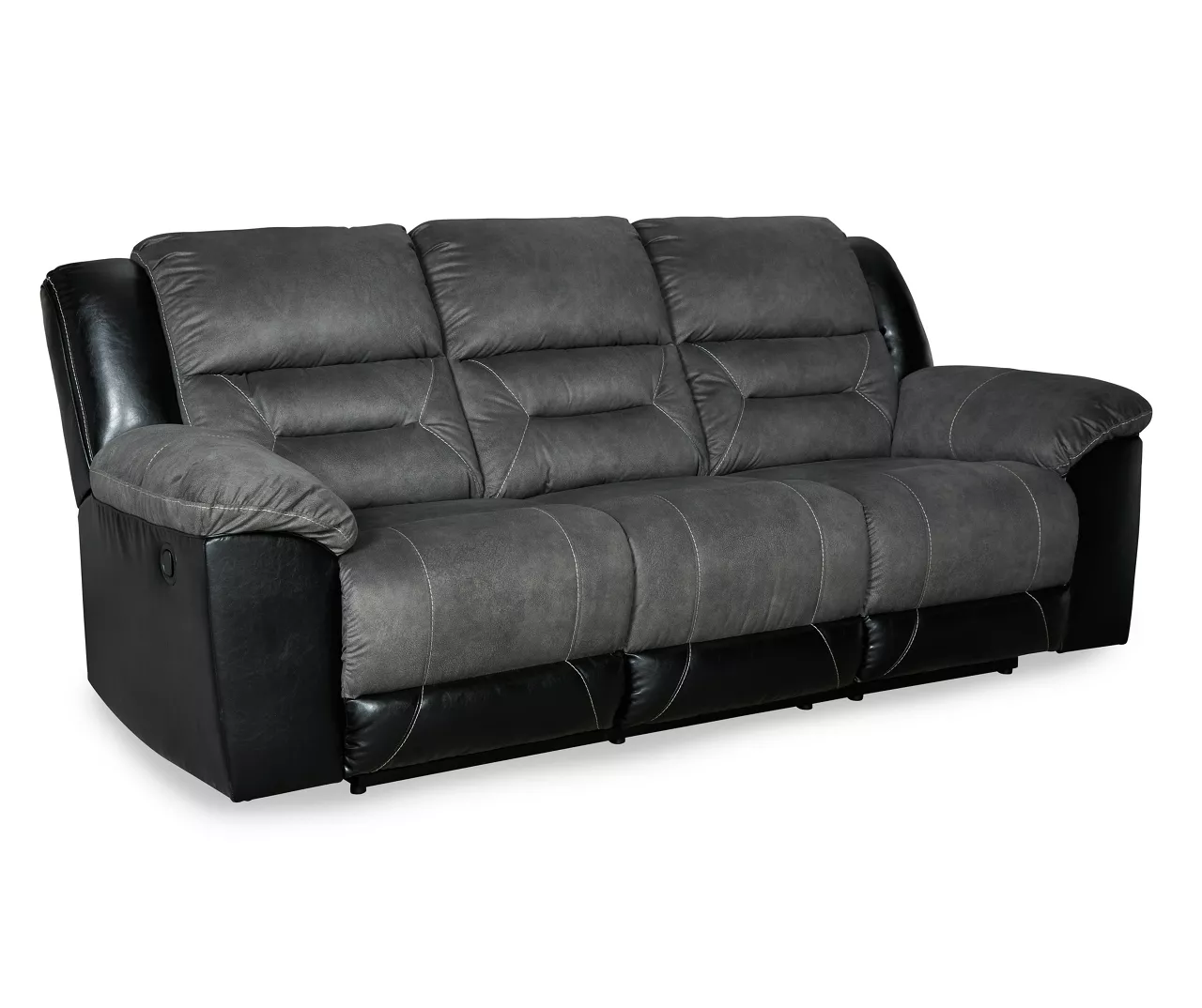 Earhart Faux Leather Reclining Sofa 5 Earhart Faux Leather Reclining Sofa - Image 3