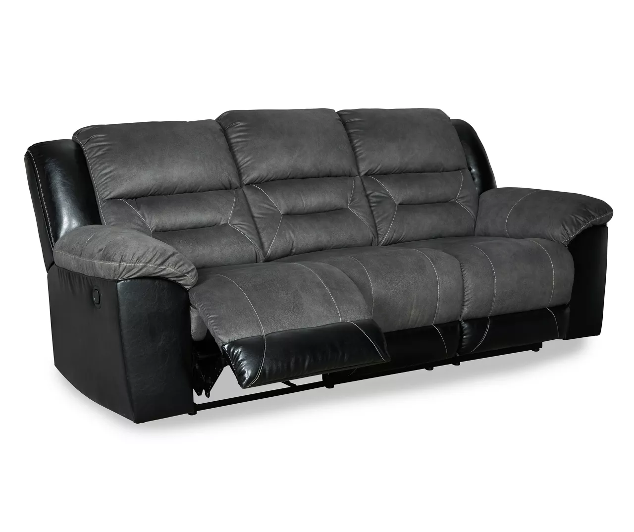 Earhart Faux Leather Reclining Sofa 8 Earhart Faux Leather Reclining Sofa - Image 6