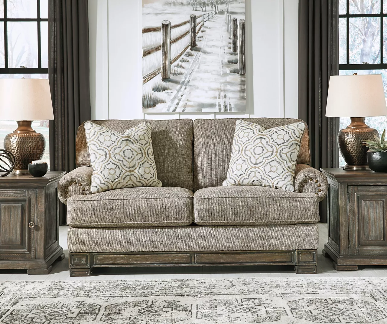 Einsgrove Sandstone Loveseat 8 Einsgrove Sandstone Loveseat - Image 6