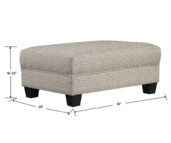 Rogers Vintage Gold Ottoman 13 Rogers Vintage Gold Ottoman -Living Room Furniture 810519886 2