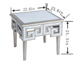 Shelton Silver Mirror End Table 13 Shelton Silver Mirror End Table -Living Room Furniture 810519898 3
