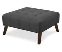 Jasper Charcoal Pebble Square Ottoman 12 Jasper Charcoal Pebble Square Ottoman -Living Room Furniture 810519916 2