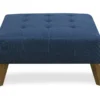 Jasper Navy Peacock Square Ottoman 2 Jasper Navy Peacock Square Ottoman -Living Room Furniture 810519917 1