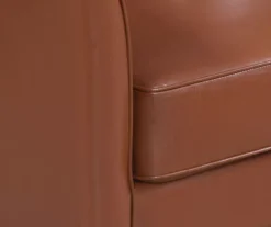 Willow River Hammond Faux Leather Swivel Accent Chair -Living Room Furniture 810519939 3