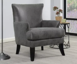 Bossa Dark Gray Accent Chair -Living Room Furniture 810519951 7