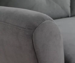 Hayward Gray Rolled Arm Sectional -Living Room Furniture 810524579 7