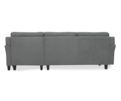 Hayward Gray Curved Arm Sectional -Living Room Furniture 810524580 3