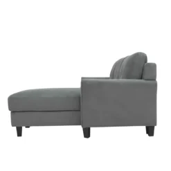 Hayward Gray Curved Arm Sectional -Living Room Furniture 810524580 31