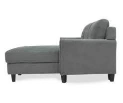 Hayward Gray Curved Arm Sectional -Living Room Furniture 810524580 4