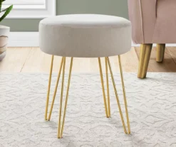 Hairpin Leg Upholstered Ottoman 26 Hairpin Leg Upholstered Ottoman -Living Room Furniture 810533413 1