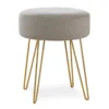 Hairpin Leg Upholstered Ottoman 2 Hairpin Leg Upholstered Ottoman -Living Room Furniture 810533413 2
