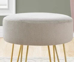 Hairpin Leg Upholstered Ottoman 27 Hairpin Leg Upholstered Ottoman -Living Room Furniture 810533413 5