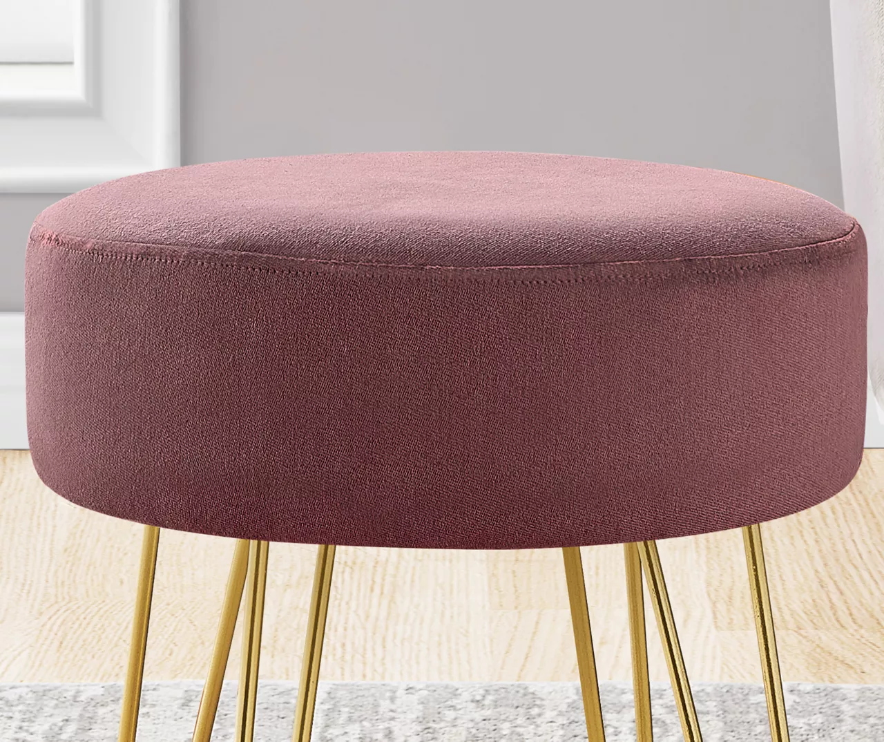 Hairpin Leg Upholstered Ottoman 22 Hairpin Leg Upholstered Ottoman - Image 20