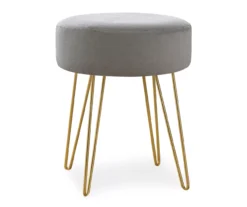Hairpin Leg Upholstered Ottoman 24 Hairpin Leg Upholstered Ottoman -Living Room Furniture 810533416 2