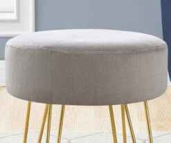 Hairpin Leg Upholstered Ottoman 35 Hairpin Leg Upholstered Ottoman -Living Room Furniture 810533416 5