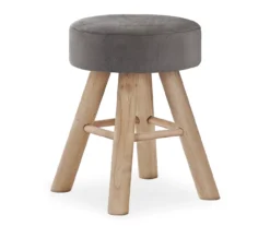 Wooden Leg Upholstered Ottoman -Living Room Furniture 810533420 2