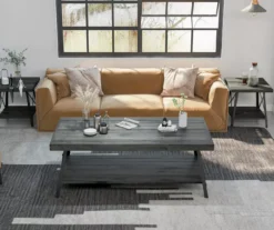 Pomona Gray & Steel Gray 24" Wood Open-Shelf End Table 14 Pomona Gray & Steel Gray 24" Wood Open-Shelf End Table -Living Room Furniture 810535749 7