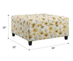 Golden Poppy Wood Leg Storage Ottoman 17 Golden Poppy Wood Leg Storage Ottoman -Living Room Furniture 810535757 2
