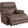 Brown Microfiber Swivel Gliding Recliner 1 Brown Microfiber Swivel Gliding Recliner -Living Room Furniture 810535760 1