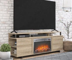 23" Mesh Electric Fireplace Insert -Living Room Furniture 810538190 6
