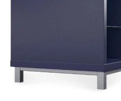 70" Intrepid Navy Deluxe Electric Fireplace Console 11 70" Intrepid Navy Deluxe Electric Fireplace Console -Living Room Furniture 810538244 4