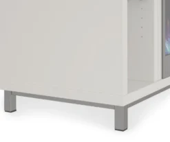 48" Intrepid White Electric Fireplace Console 11 48" Intrepid White Electric Fireplace Console -Living Room Furniture 810538247 4