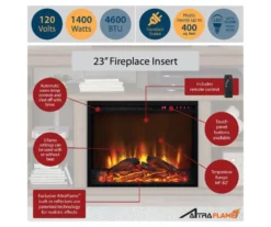 65" Himmel Espresso Electric Fireplace Console 12 65" Himmel Espresso Electric Fireplace Console -Living Room Furniture 810538249 5