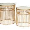 Vernway White Marble & Gold Metal 2-Piece Accent Table Set 1 Vernway White Marble & Gold Metal 2-Piece Accent Table Set -Living Room Furniture 810542168