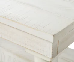 Dannerville Antique White 3-Tier Accent Table With USB Charging -Living Room Furniture 810542271 2