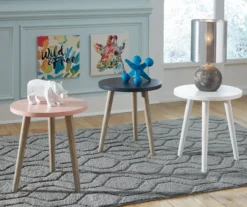 Fullersen Dark Blue Accent Table -Living Room Furniture 810542280 3