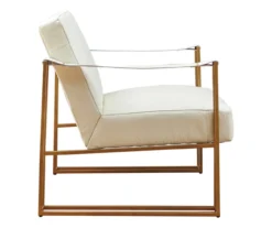 Kleemore Ostrich Embossed Leather Accent Chair -Living Room Furniture 810542293 2