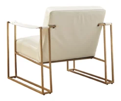 Kleemore Ostrich Embossed Leather Accent Chair -Living Room Furniture 810542293 5