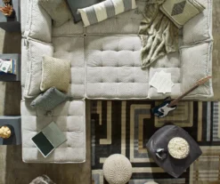 Bales Checkered Taupe Upholstered Accent Chair 31 Bales Checkered Taupe Upholstered Accent Chair -Living Room Furniture 810542299 9