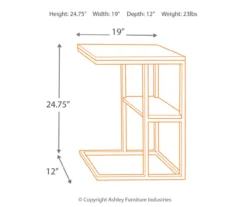 Forestmin Wood Cantilever Accent Table 7 Forestmin Wood Cantilever Accent Table -Living Room Furniture 810542304 2