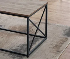 Monarch X Frame 3-Piece Occasional Table Set -Living Room Furniture 810542421 3