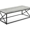 Gray Reclaimed Wood Look Coffee Table