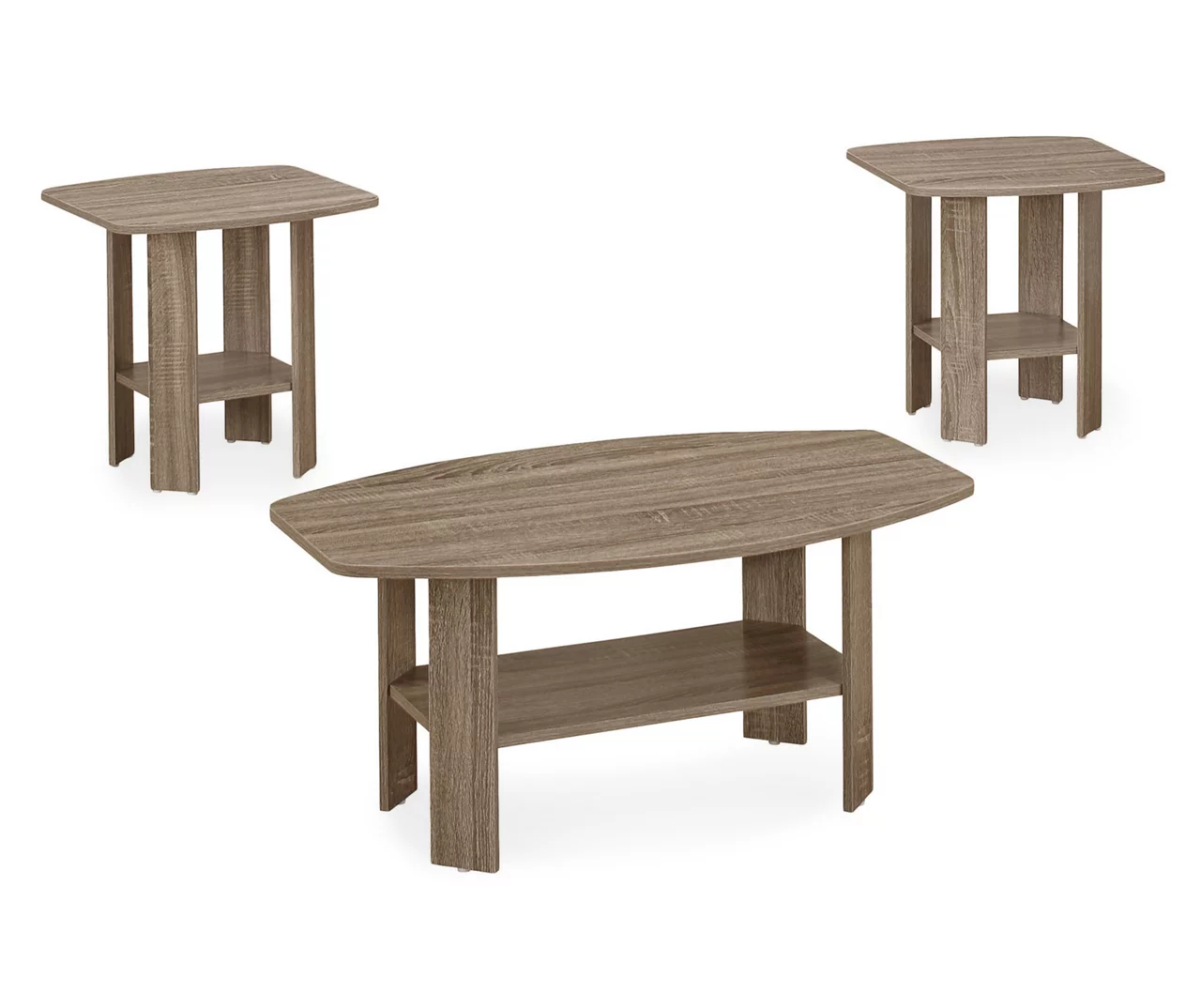 Monarch 3-Piece Occasional Table Set 3 Monarch 3-Piece Occasional Table Set
