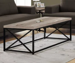 Monarch Reclaimed Wood Look Coffee Tables -Living Room Furniture 810542470 1