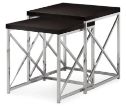 Monarch 2-Piece Nesting Accent Table Set -Living Room Furniture 810542484 2