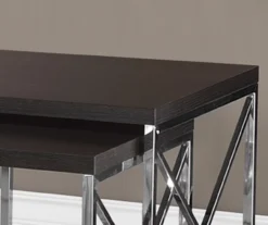 Monarch 2-Piece Nesting Accent Table Set -Living Room Furniture 810542484 3