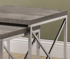Monarch 2-Piece Nesting Accent Table Set -Living Room Furniture 810542485 3