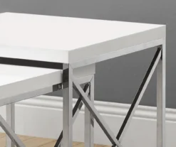 Monarch 2-Piece Nesting Accent Table Set -Living Room Furniture 810542488 3