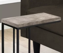 Monarch Reclaimed Wood Look C Side Table -Living Room Furniture 810542489 3