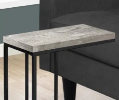 Monarch Reclaimed Wood Look C Side Table -Living Room Furniture 810542490 3