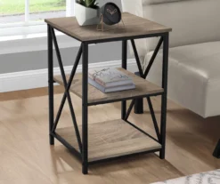 Monarch 3-Tier Accent Table -Living Room Furniture 810542547 1