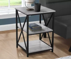 Monarch 3-Tier Accent Table -Living Room Furniture 810542548 1