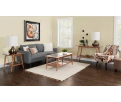 Presley Brown 2-Tier Slatted Wood End Table 16 Presley Brown 2-Tier Slatted Wood End Table -Living Room Furniture 810543147 A0 8