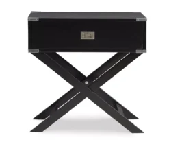 Cami Single Drawer X Base Accent Table -Living Room Furniture 810543184 A0 2